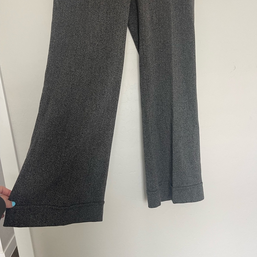 Gray Wide-Leg Trousers - Picture 2 of 5